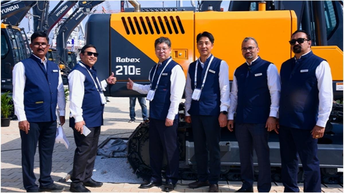 HD Hyundai CE India Launched R210E Excavator at EXCON 2025
