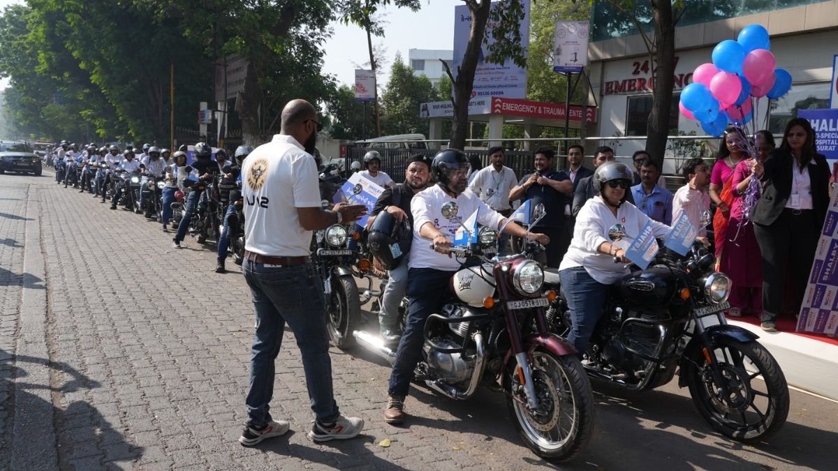 Shalby Hospital inaugurates Oncology Department, organises bike rally to mark International Women’s Day