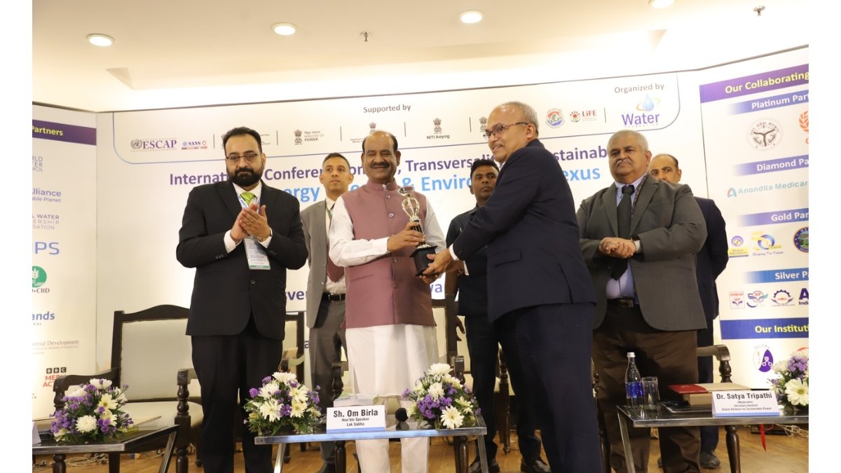 Gujarat Urban Development Mission Honoured with Best Community Impact Project Award at Water Transversality Global Awards and Conclave 2026