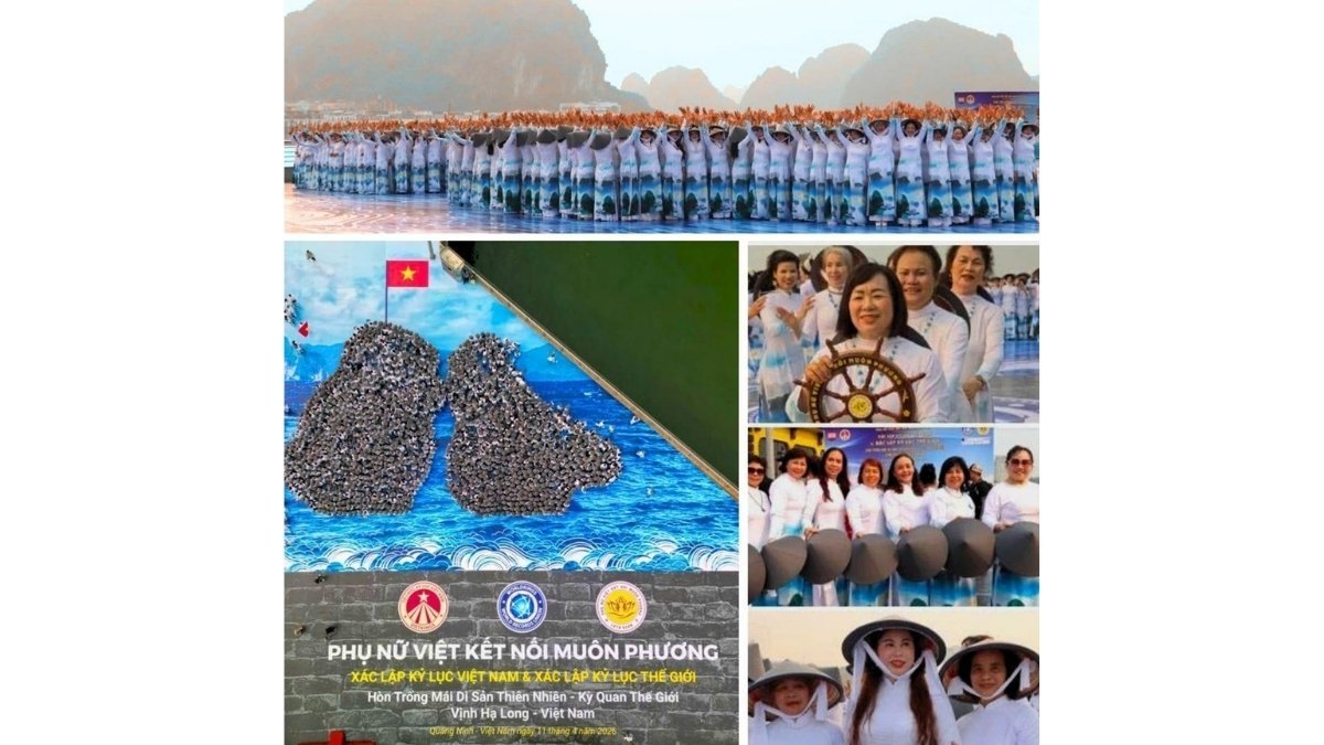 Vietnamese Women Connecting the World LETA’SCON Group sets World Record